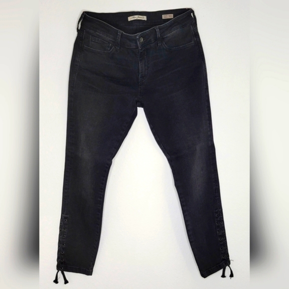 Mavi Black denim "Alexa" mid-rise skinny jeans.  Size 30 - Picture 1 of 12